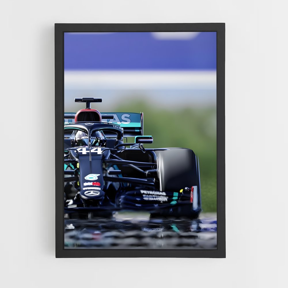 Poster L'Ascension de Mercedes – affiche Voitures de Formule 1 (vue 2)
